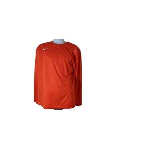 Nike Dri-Fit Orange Long Sleeve Athletic Shirt Size L